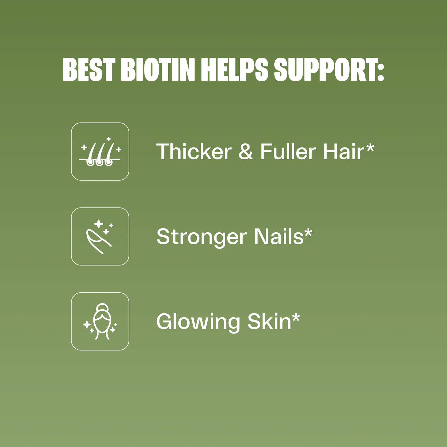 BEST Biotin benefits